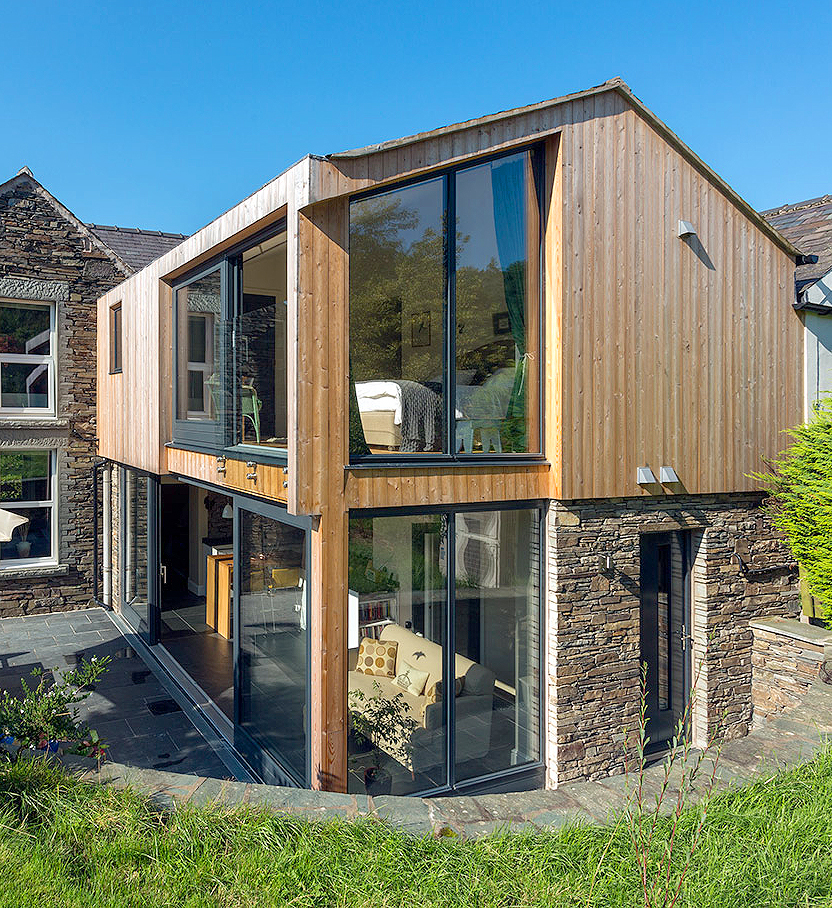 Patio doors at High Lorton by AJ & D Chapelhow (Cliburn) Ltd