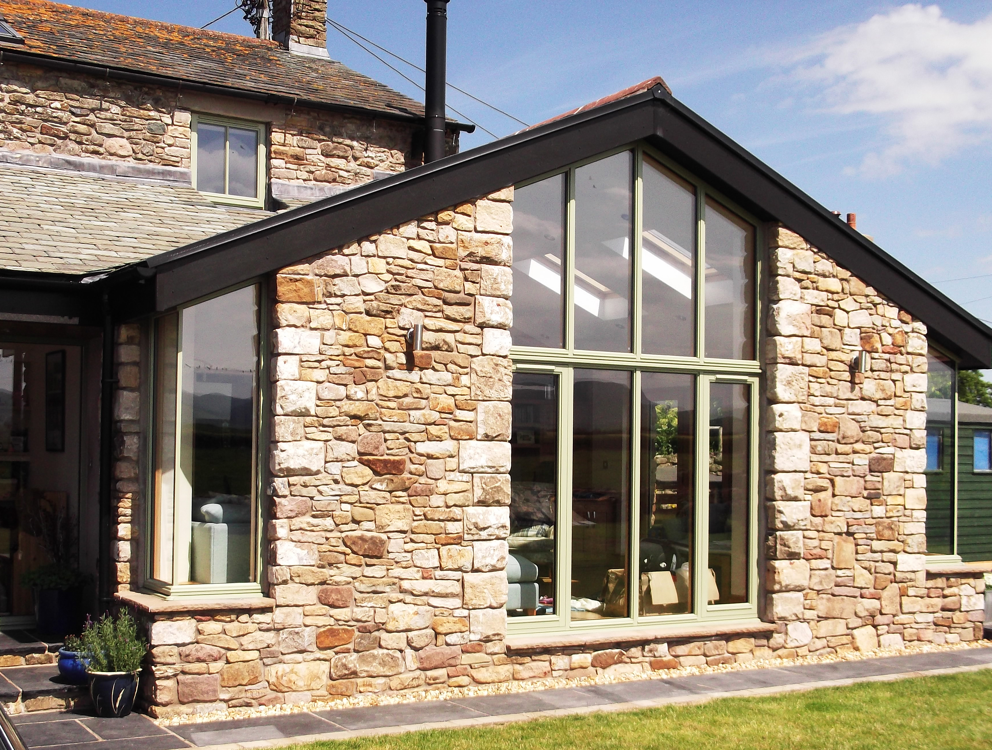 Peaked timber windows from AJ & D Chapelhow (Cliburn) Ltd