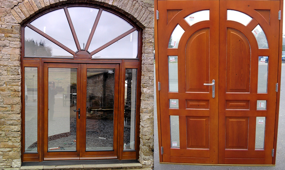 Double timber doors from AJ&D Chapelhow (Cliburn) Ltd