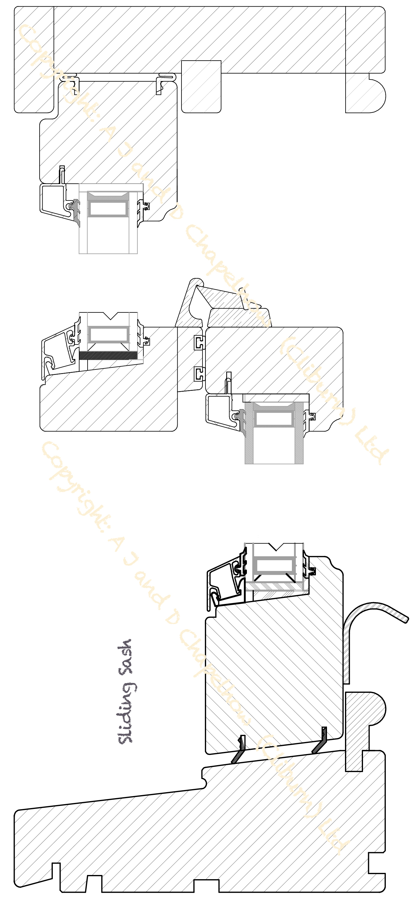 Sliding Sash window from A J & D Chapelhow (Cliburn) Ltd