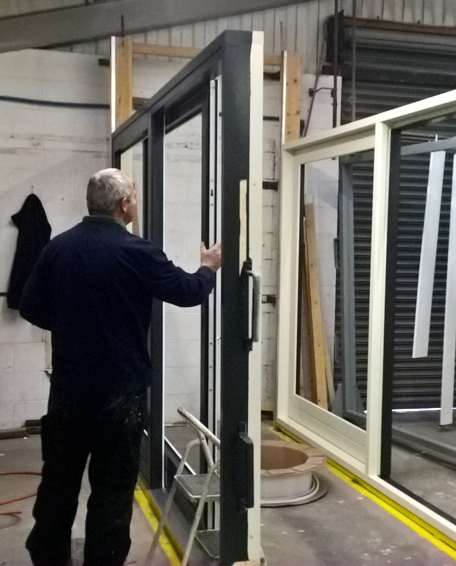 Patio door hanging at AJ & D Chapelhow (Cliburn) Ltd