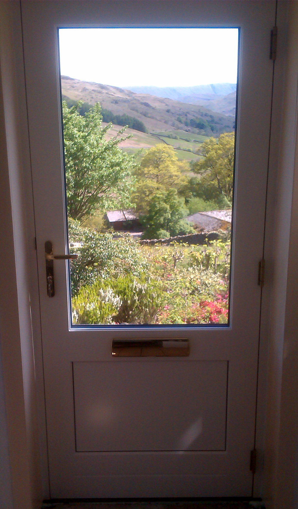 Timber doors made in Cumbria by AJ&D Chapelhow from Cliburn Ltd