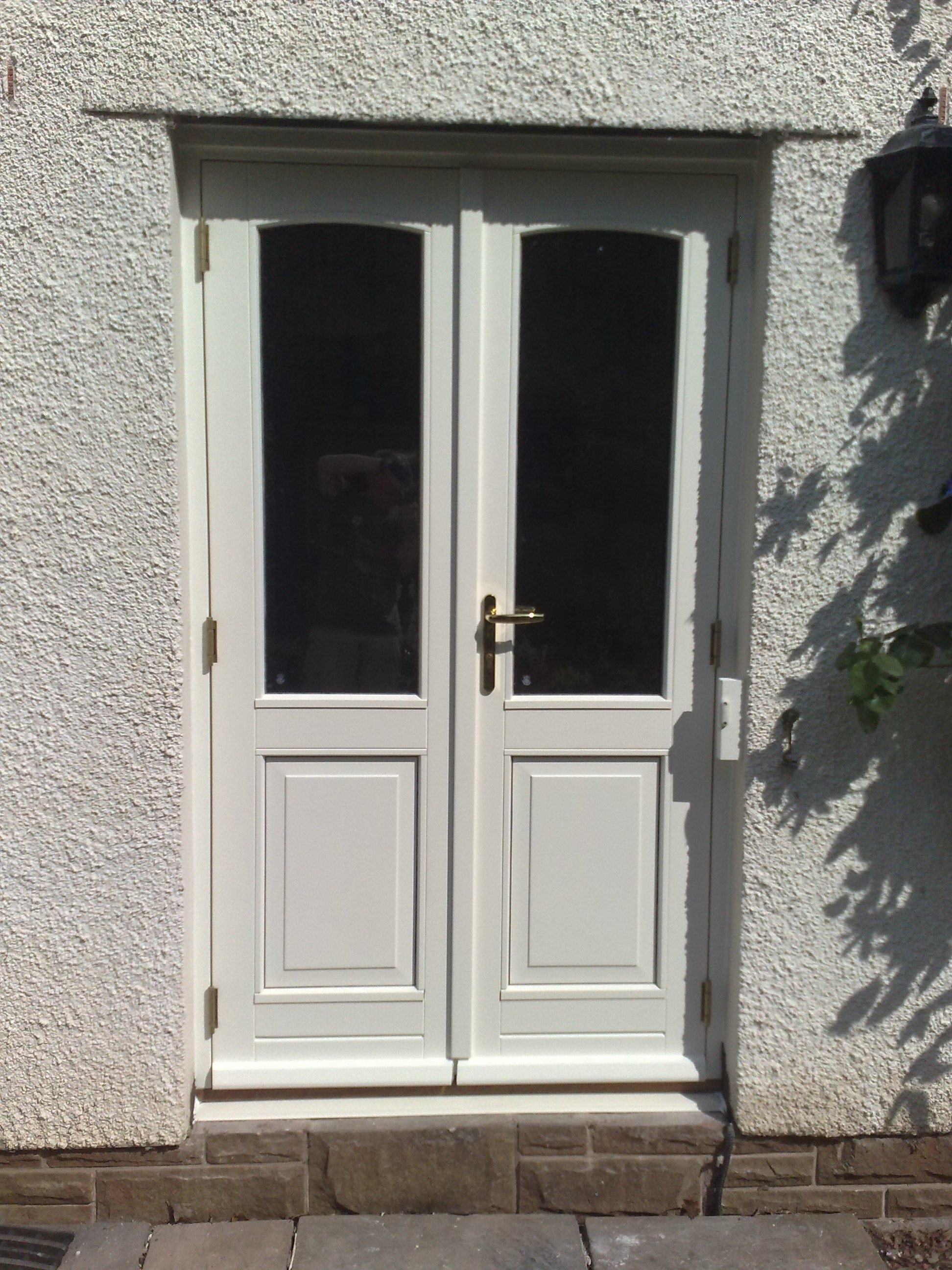 Double timber doors from AJ&D Chapelhow (Cliburn) Ltd