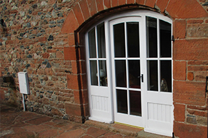 arched timber door and side lights by ajd chapelhow