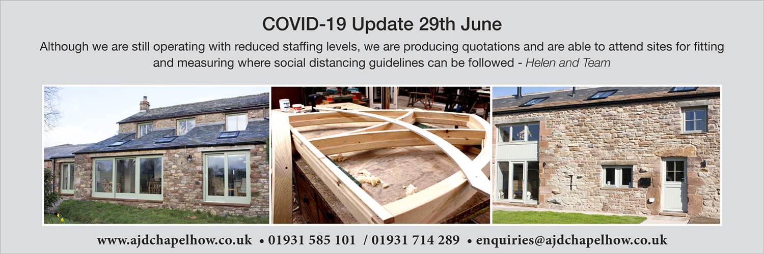 aj&d chapelhow covie_19 update 29th June