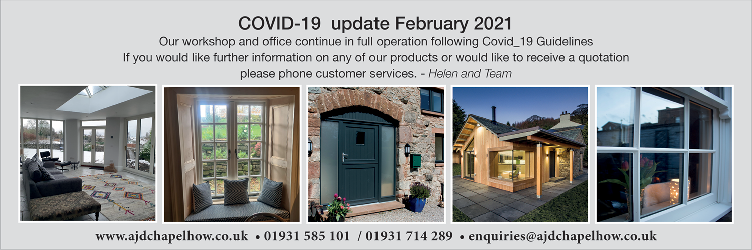 ajd chapelhow covid update 8th March