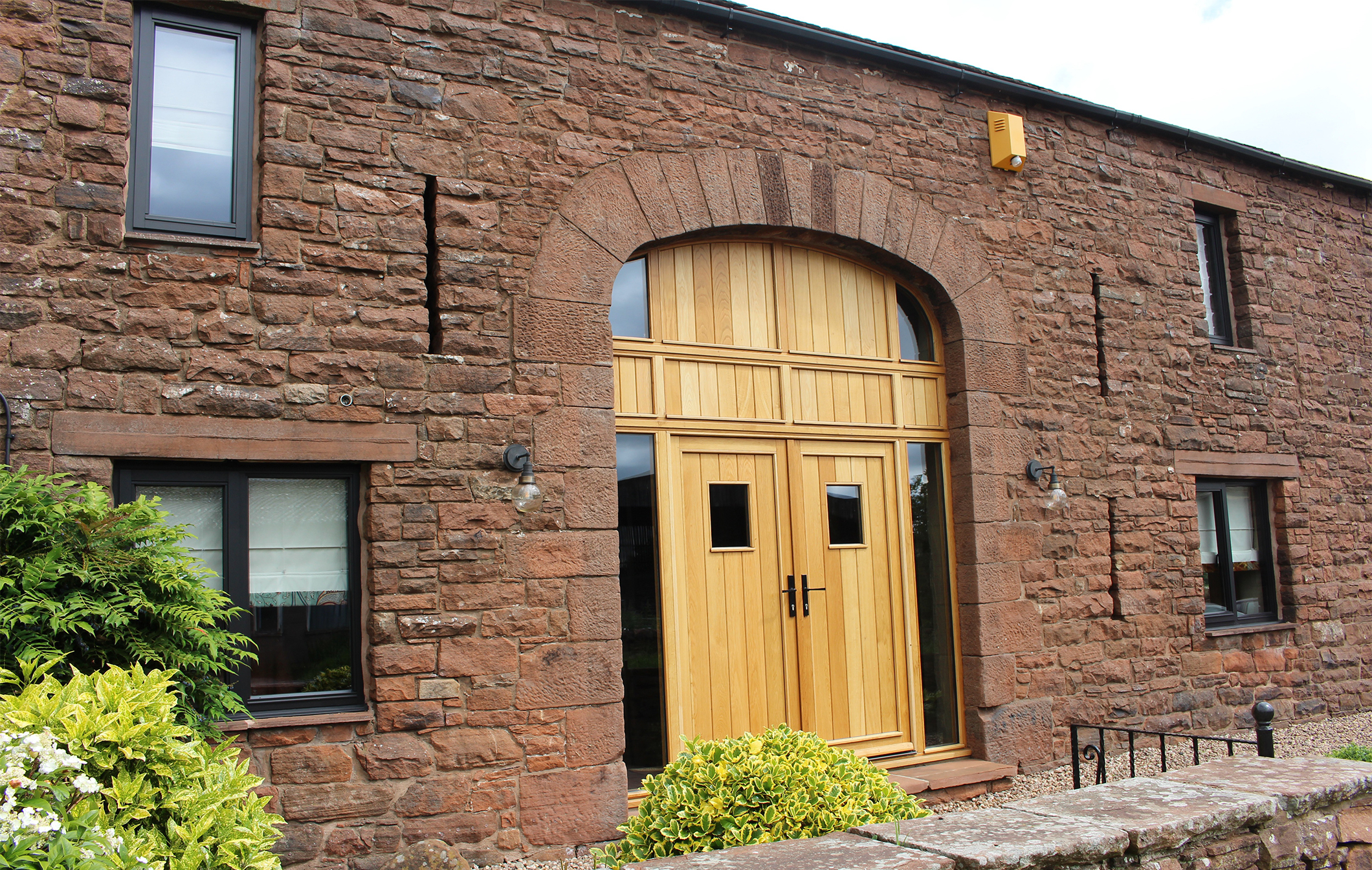 oak double doors for barn conversion ajd chapelhow