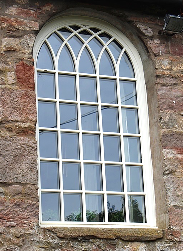 outdoor arched stair window by ajd chapelhow